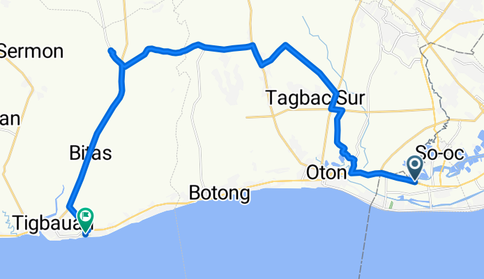 Iloilo City to Iloilo -  Tigbauan