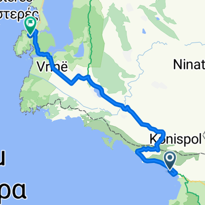Unnamed Road, Thesprotia to Rruga Freskia, Ksamil