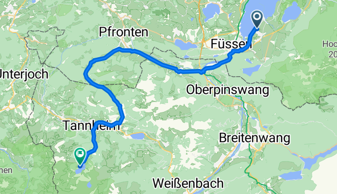 von schwangau zum vilsalpsee