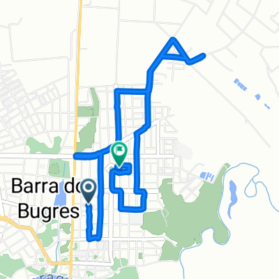 De Avenida Hitler Sansão, 523–575, Barra do Bugres a Rua Belo Horizonte, Barra do Bugres