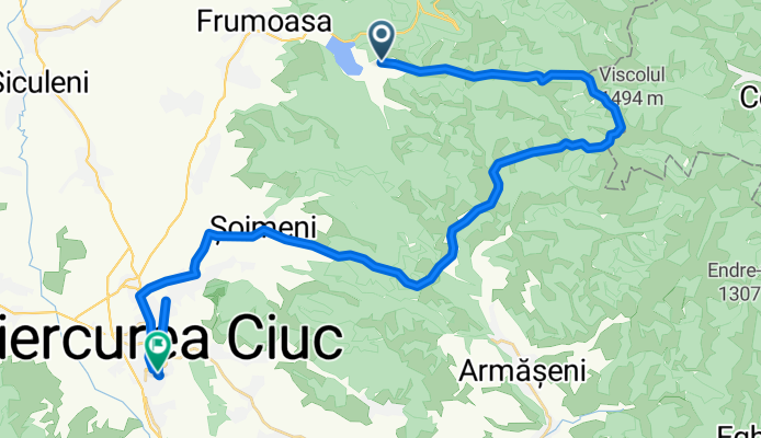 DC101 to Aleea Avântului 6, Miercurea Ciuc