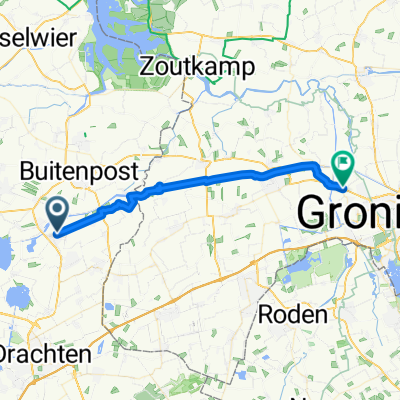 Droegehamster Feart 3, Drogeham naar Groningen, Zijlvesterweg