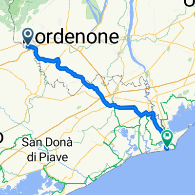 Da Strada Vistorta 58, Vistorta a Via Regolo 67, Bibione