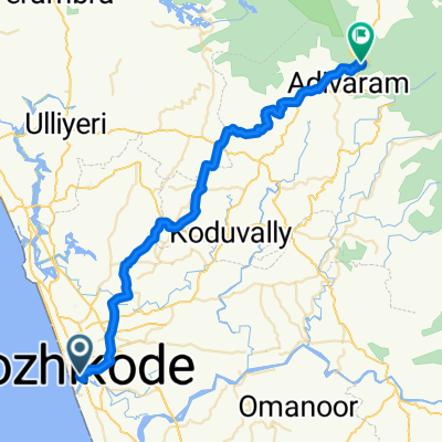 Francis Road Flyover, Kozhikode to Wayanad Road