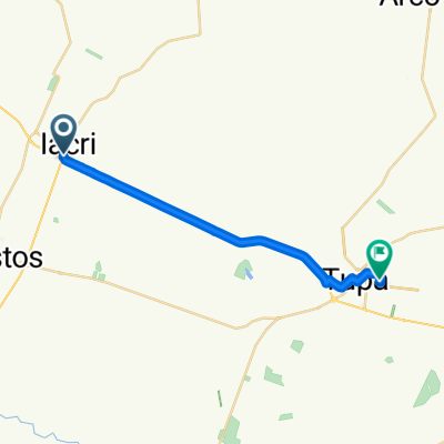 Rota para Rua Dom Bosco, 535–673, Tupã