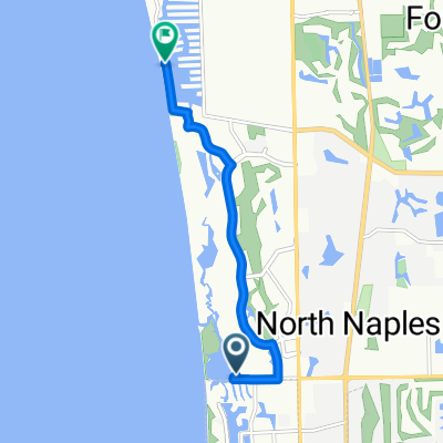 465 Seagate Dr, Naples to 9891 Gulf Shore Dr, Naples