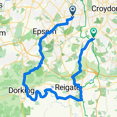 Sutton to Coulston via Surrey Hills 1