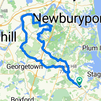 Ipswich to Merrimack River Loop (North Shore Cyclists)