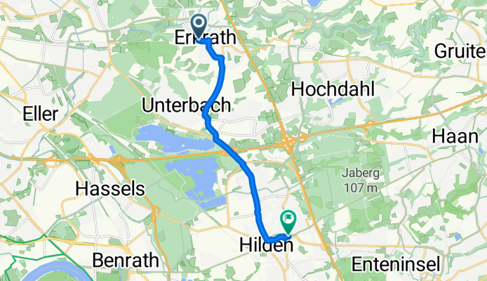 Erkrath nach L403 9, Hilden