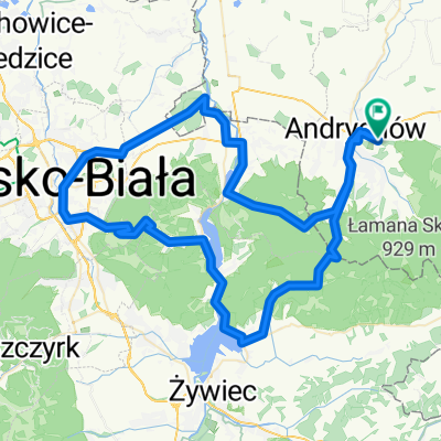 trzy przełęcze beskidu małego