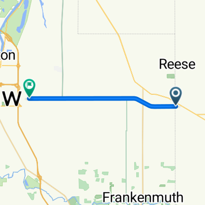3265 S Reese Rd, Frankenmuth to 1037 N Towerline Rd, Saginaw