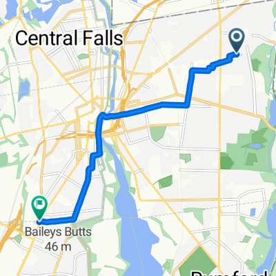 223 Norfolk Ave, Pawtucket to 615 Pawtucket Ave, Providence