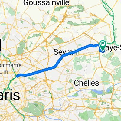 De 15bis Allée des Chênes, Claye-Souilly à 12 Allée des Chênes, Claye-Souilly