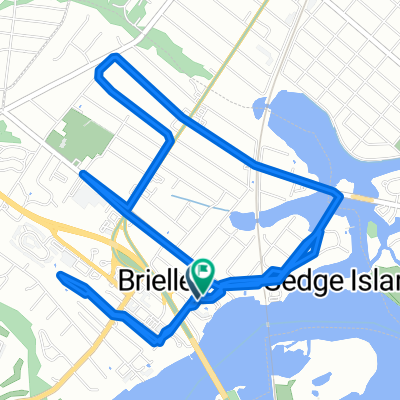 210 Ashley Ave, Brielle to 202 Ashley Ave, Brielle