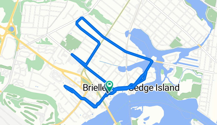 210 Ashley Ave, Brielle to 202 Ashley Ave, Brielle