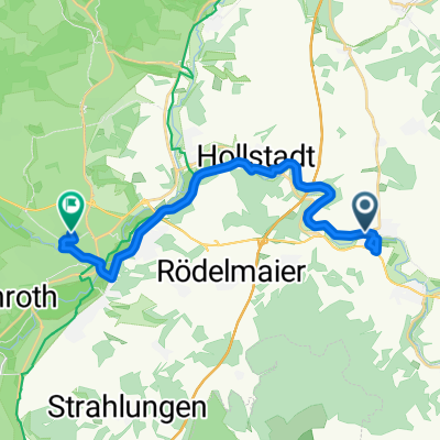 Dammallee 20, Wülfershausen an der Saale nach Nordlandstraße 2–10, Bad Neustadt