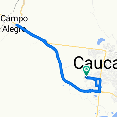 Ruta deportiva en Caucasia