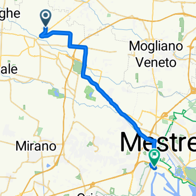 Via M. Mazza 32, Scorzè to Via dell'Elettricità 3/C, Venice
