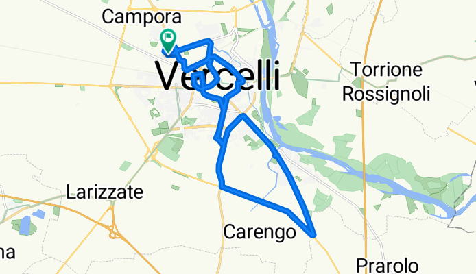 Da Via Siracusa 33, Vercelli a Via Siracusa 35, Vercelli