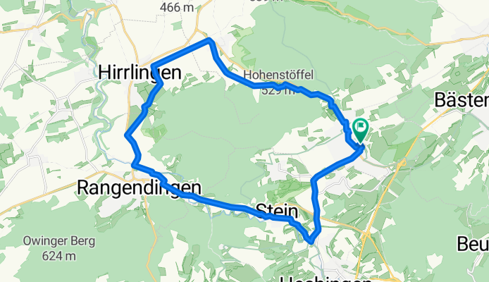 Uhlandstraße 17, Bodelshausen nach Uhlandstraße 21, Bodelshausen