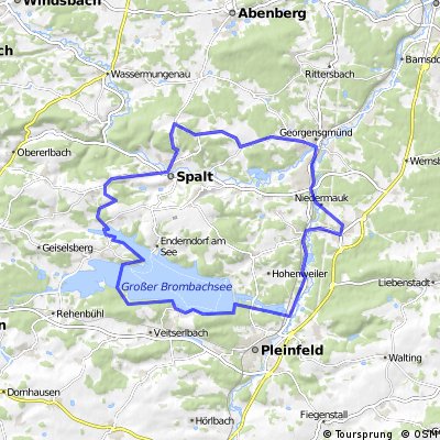 georgensmünd mit dem fahrrad n pleinfeld