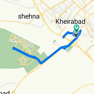 Janbaz Boulevard, Yazd to هجرت, Yazd