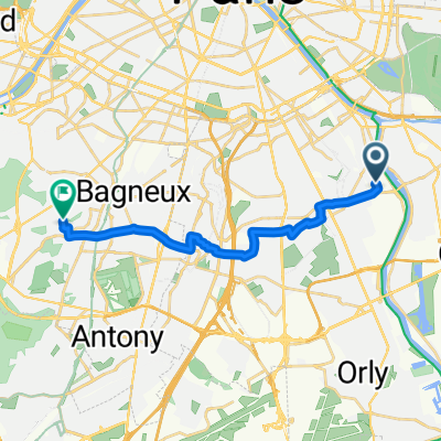 De 2 Rue George Sand, Vitry-sur-Seine à 32 Rue du Progrès, Le Plessis-Robinson