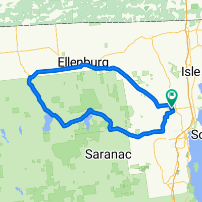 Mountain route from parents.