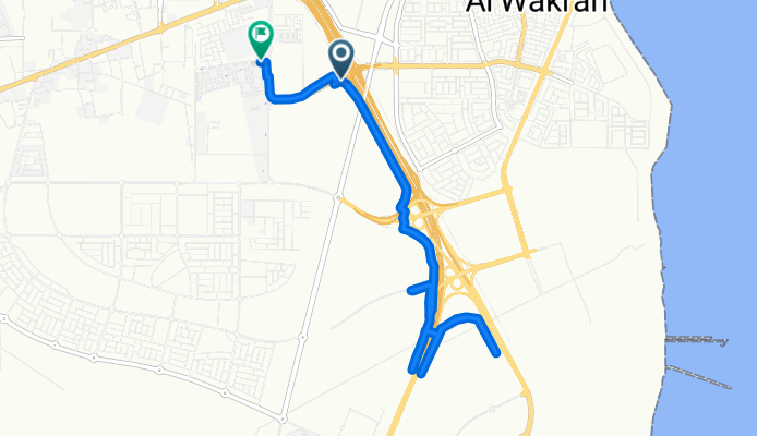 Route to Rawdat Abrouq, Al Wakrah