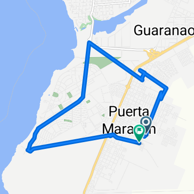 De Calle Santa Bárbara, Punta Cardón a Calle Santa Bárbara, Punta Cardón