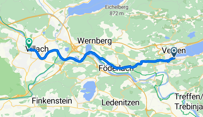 Leichte Drauwegroute Velden-Villach