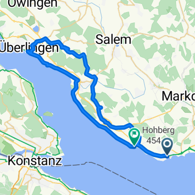 Kapellenweg 2A, Immenstaad am Bodensee nach Seestraße 25, Hagnau am Bodensee