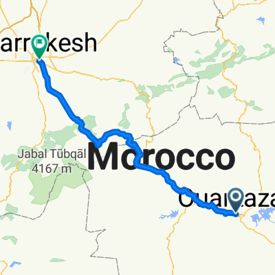 Unnamed Road, Ouarzazate nach Unnamed Road, Marrakech