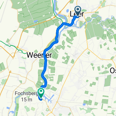 Ledastraße 23, Leer (Ostfriesland) nach Rheiderlandstraße, Papenburg