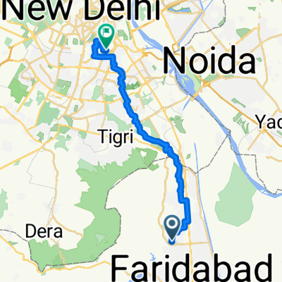Faridabad to New Delhi
