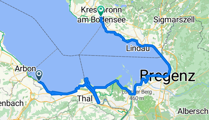 Seestrasse 90, Horn nach Am Nonnenbach 1, Kressbronn am Bodensee