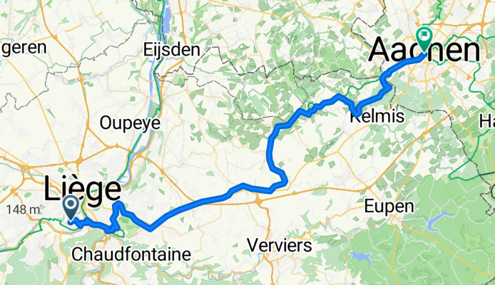Liège - Aachen via Aubel