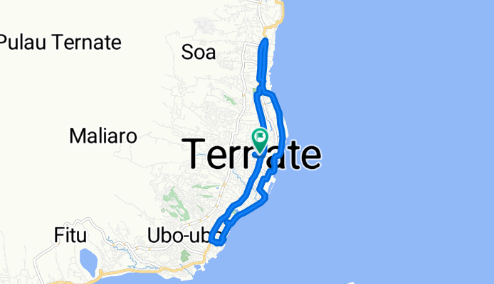 Jalan Kemuning, Ternate to Jalan Kemuning, Ternate