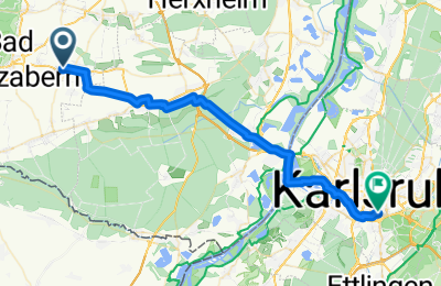 Route in der Bikemap App öffnen