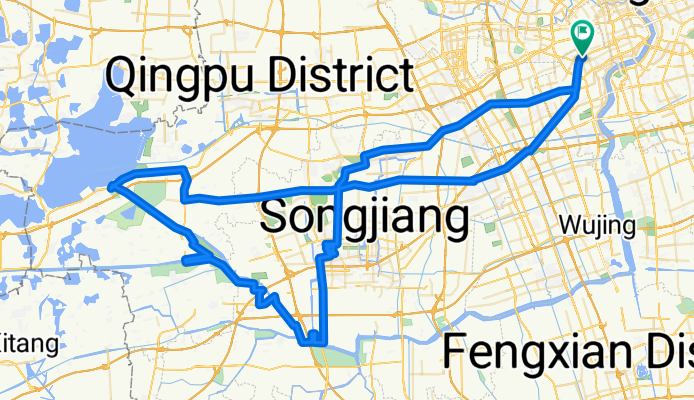 Xuhui to canals via Thames town