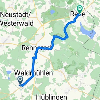 Route nach Windlück 1, Rehe