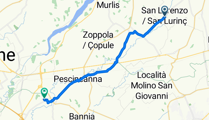 Route von Via Maggiore 20, San Lorenzo
