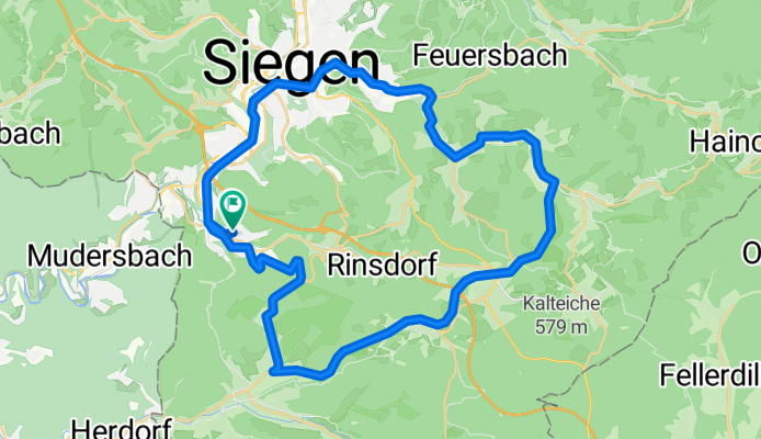 Talsbachstraße 17, Siegen nach Am Siegenstein, Siegen