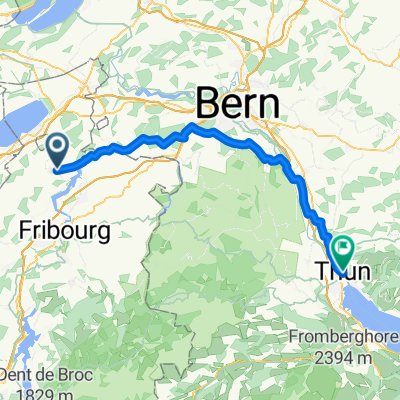 Spielacher 43, Gurmels nach Rathausplatz 1, Thun