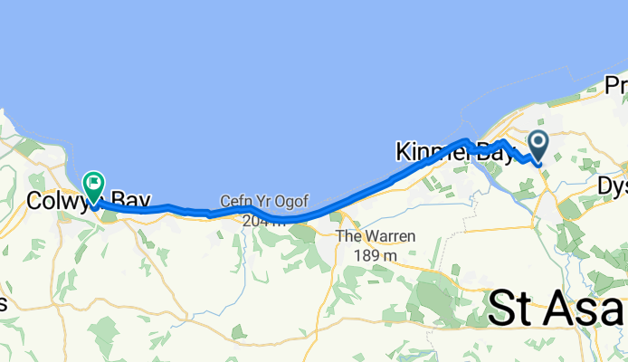 118–122 Rhuddlan Road, Rhyl to 3–19 Bay View Road, Colwyn Bay