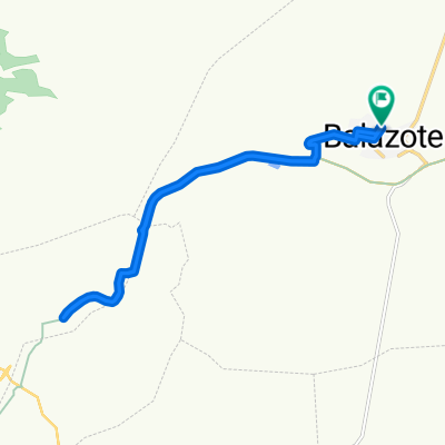 De Calle la Candelaria 15, Balazote a Avenida Castilla la Mancha 6, Balazote