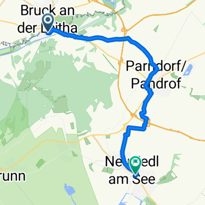 Bruck/Leitha Bahnhof to B51 11, Neusiedl am See