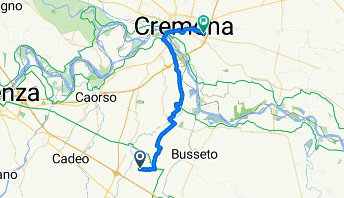 Da Via Zapparola, Besenzone a Via Ca' del Ferro 1–3A, Cremona