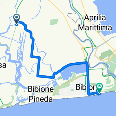 Percorso da Via Prati Nuovi 4–12, San Michele al Tagliamento