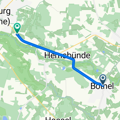 Hemsbünder Straße 1–5, Bothel to Soltauer Straße 120, Rotenburg